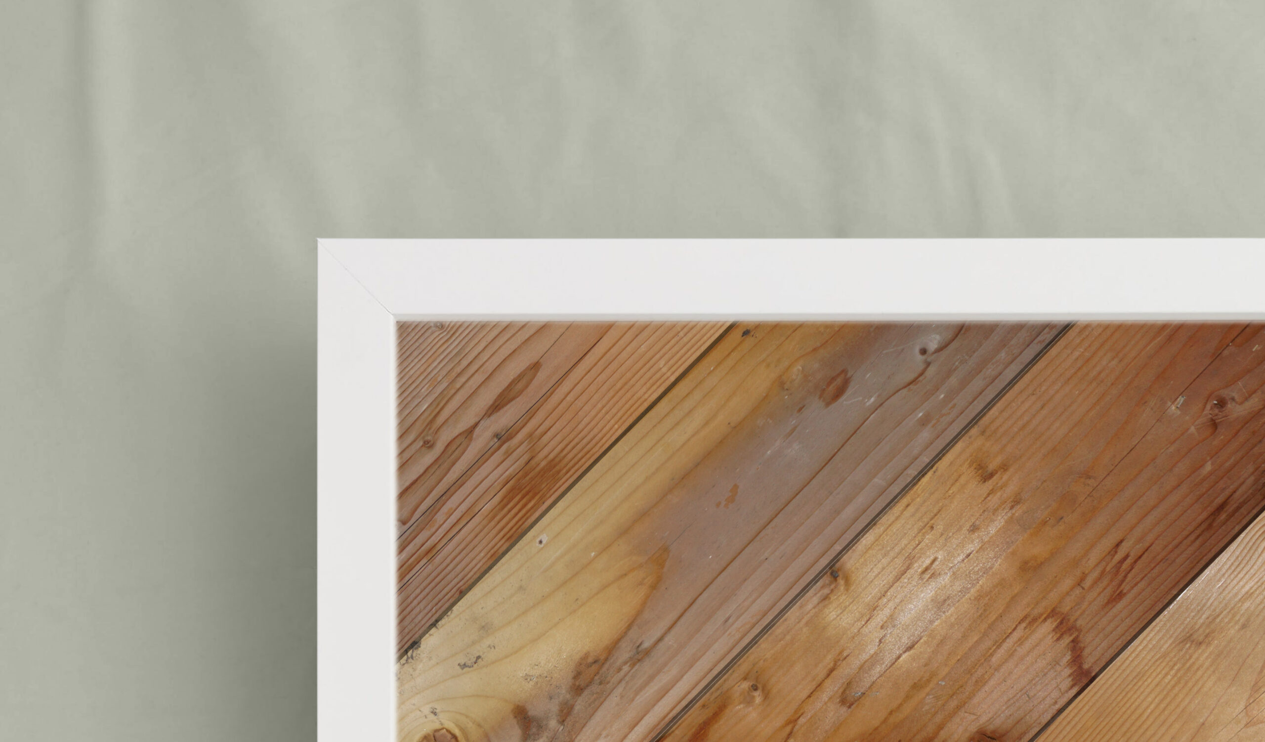 Gallerierahmen, Weiß